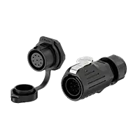 LP20 9Pin Solder Type Waterproof Connector Waterproof Aviation Plug 5A Power Panel All Plastic