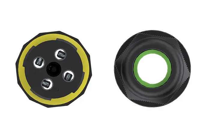 M25 Standard Circular Connector Screw Lock Waterproof Wire Connector 4 Pin Through Type 41A Power Waterproof Connector