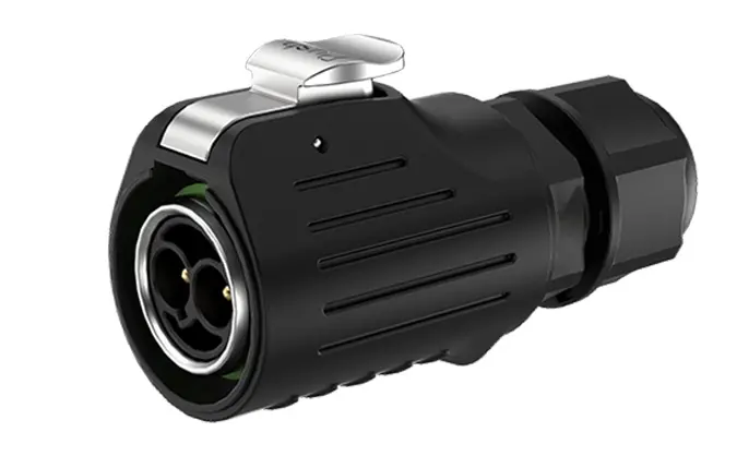 LP16 Electrical Waterproof Connectors 2 Pin Wire to Wire Circular Connector Aviation Plug 10A Power Plastic+Metal