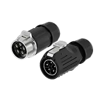 LP28 Waterproof Connector 5+1 Pin 32A Screw Connection Circular Power Connector Types Aviation Plug and Socket
