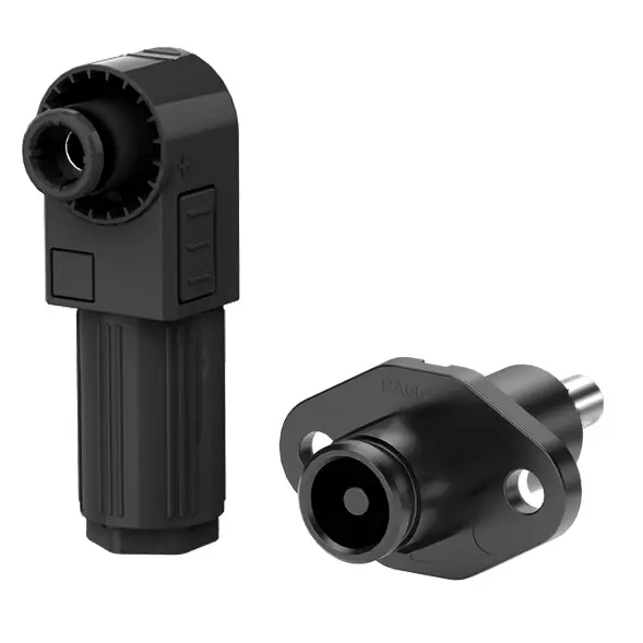 SCJ Crimp Socket Energy Storage Connector for Energy Storage System Black Negative 50A Rotatable Energy Storage Connector