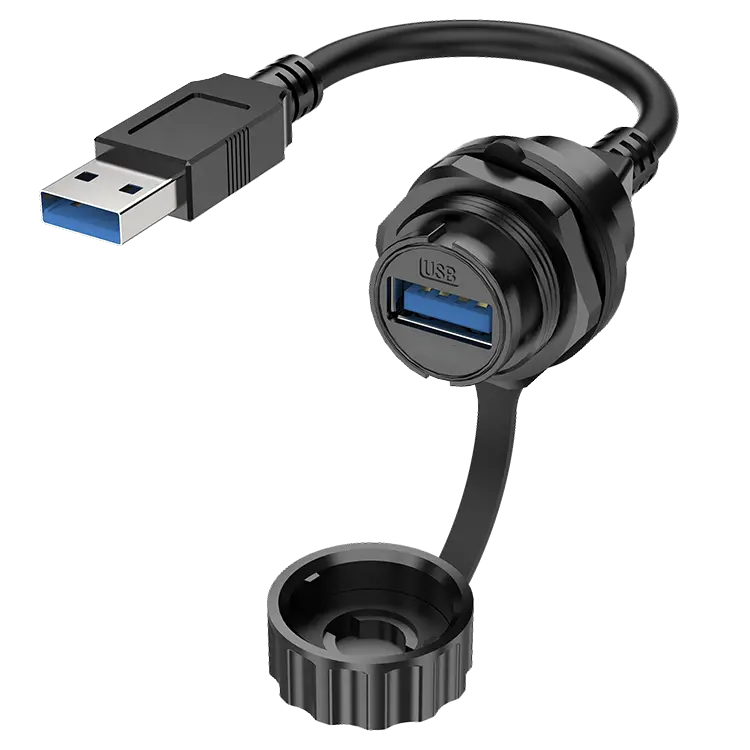 SCJ-USB3.0 Panel Waterproof Connector Male and Female Connectors Waterproof Aviation Plug