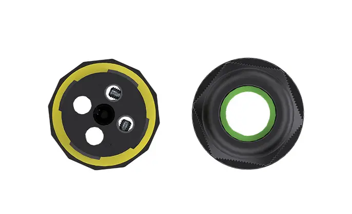 M25 Circular Plug Connector Screw Locking Waterproof Connector 2 Pin Through Type Screw 41A Power Waterproof Connector
