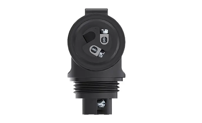 M20T-YB 2 Pin Three Way T Type Waterproof Outdoor Electrical Cable Screw Type Cable Connector
