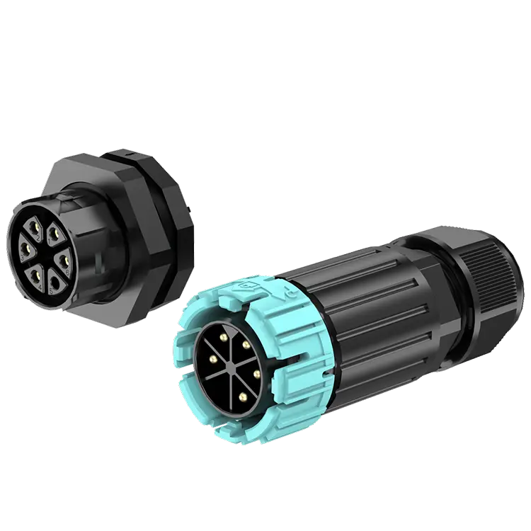 M28MP 5 Pins Circular Connector Electrical Male Female Waterproof Connector Front Panel IP68 Waterproof Cable Connector