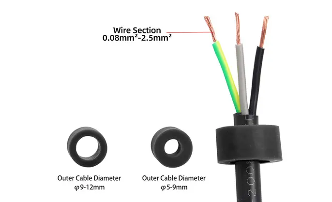 P20X-B02 Cross Type Waterproof Outdoor Cable Connector  IP68 2 Pin Screwless Waterproof Cable Connector