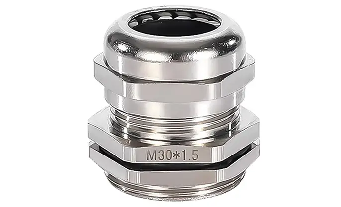 M30 Cable Gland Circular Connector Electrical Metal 15-22mm