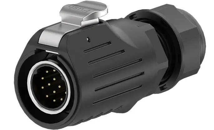 LP20 14Pin Solder Type Waterproof Connector Aviation Waterproof Connector 5A Power Panel Metal + Plastic